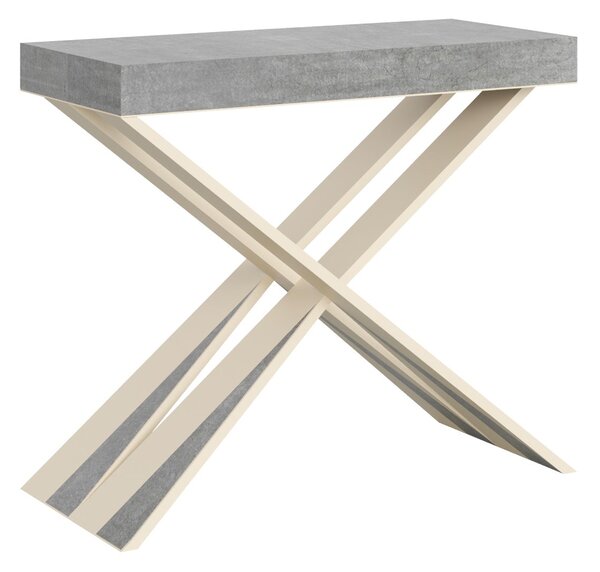 Consolle Allungabile 90-196x40x77 cm in Nobilitato Grigio