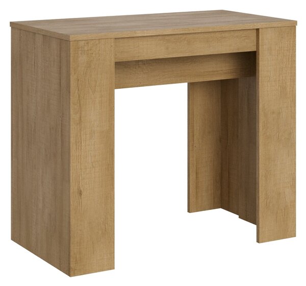 Consolle Allungabile 90-204x48x77 cm in Nobilitato Marrone