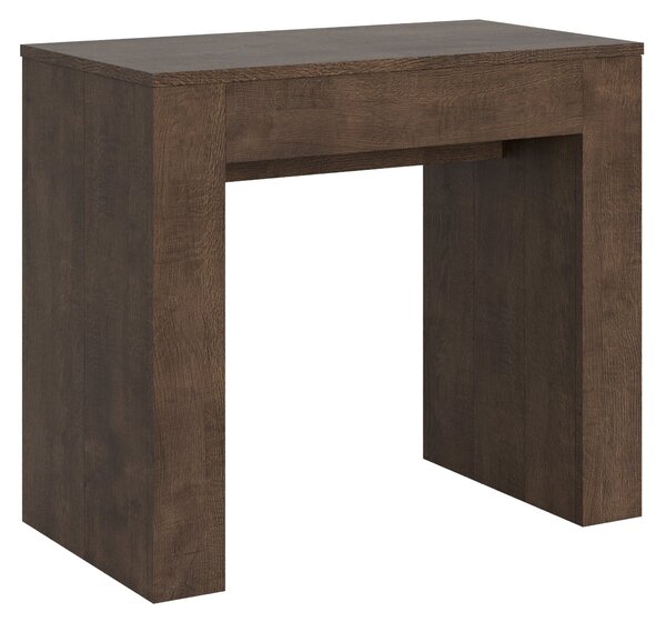 Consolle Allungabile 90-307x49x78 cm in Nobilitato Marrone