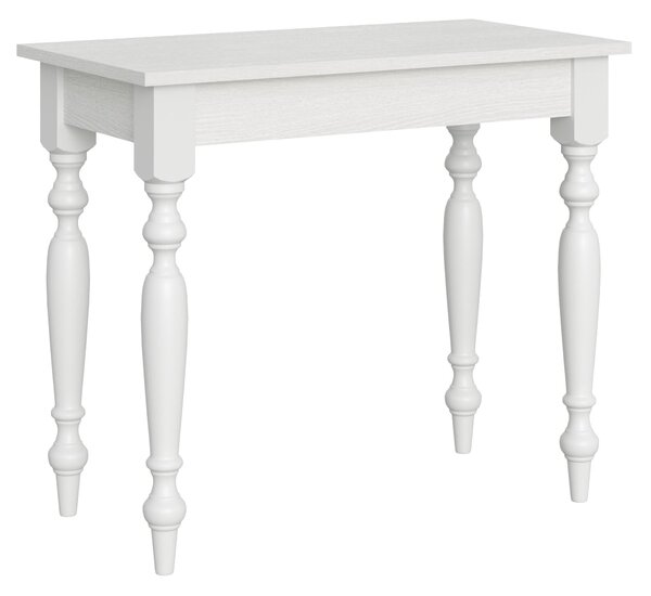 Consolle Allungabile 90-308x48x77 cm in Nobilitato Bianco