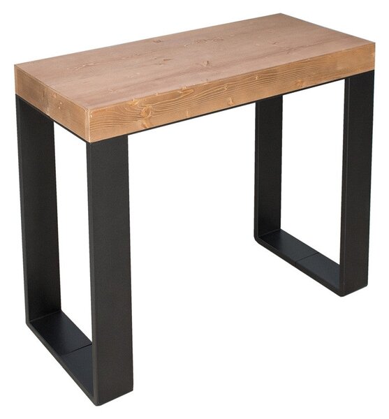 Consolle Allungabile 90-190x40x77 cm in Nobilitato Marrone