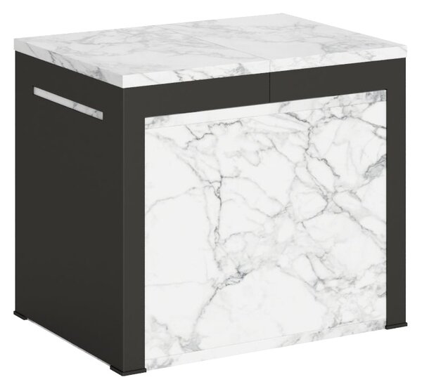 Panca Walk Allungabile 55-305 cm per Consolle Marmo telaio Antracite