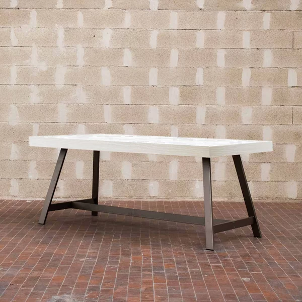 Tavolo 180x90x76 cm Achille Fix Bianco Frassino