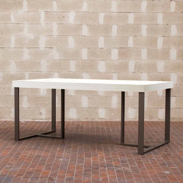 Tavolo 130x90x76 cm Apollo Fix Bianco Frassino