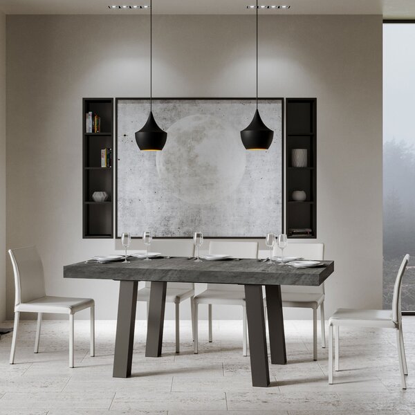 Tavolo 160x90x77 cm Bridge Fix Cemento
