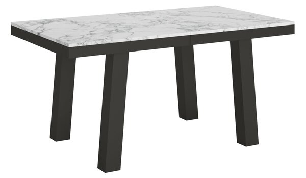 Tavolo Allungabile 160-264x90x80 cm Bridge Evolution Marmo