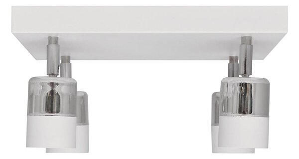 LED Luce Spot a LED TUBSSON 4xGU10/4,8W/230V bianco/cromo lucido