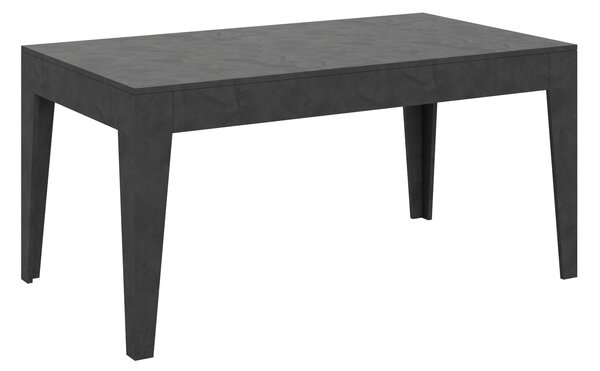 Tavolo Allungabile 160-220x90x77 cm Cico Antracite Spatolato