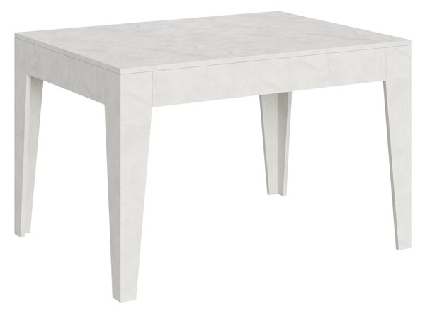 Tavolo Allungabile 120-180x90x77 cm Cico Bianco Spatolato