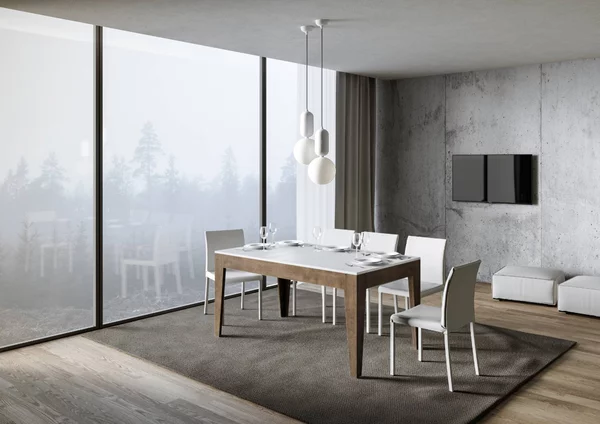 Tavolo Allungabile 160-220x90x77 cm Cico Mix Bianco Frassino
