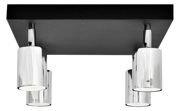 Faretto LED TUNE 4xGU10/4,8W/230V cromo opaco/nero