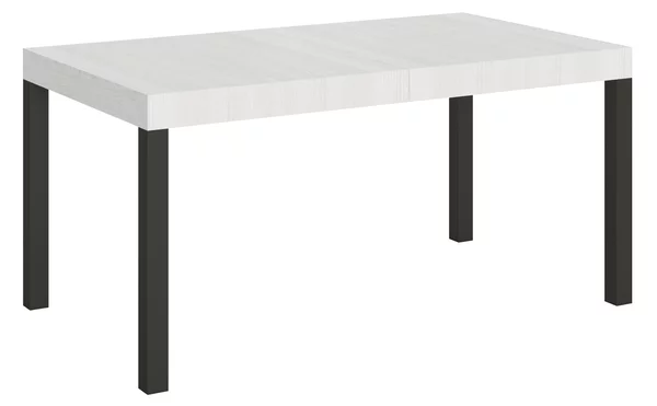 Tavolo Allungabile 160-420x90x77 cm Everyday Bianco Frassino