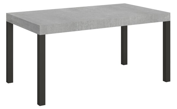 Tavolo Allungabile 160-264x90x77 cm Everyday Cemento