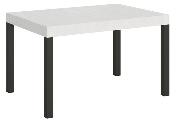 Tavolo Allungabile 140-224x80x77 cm Everyday Bianco Frassino