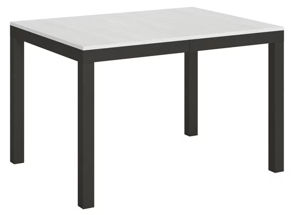 Tavolo Allungabile 120-380x90x77 cm Everyday Evolution Bianco Frassino