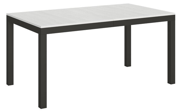 Tavolo Allungabile 160-264x90x80 cm Everyday Evolution Bianco Frassino