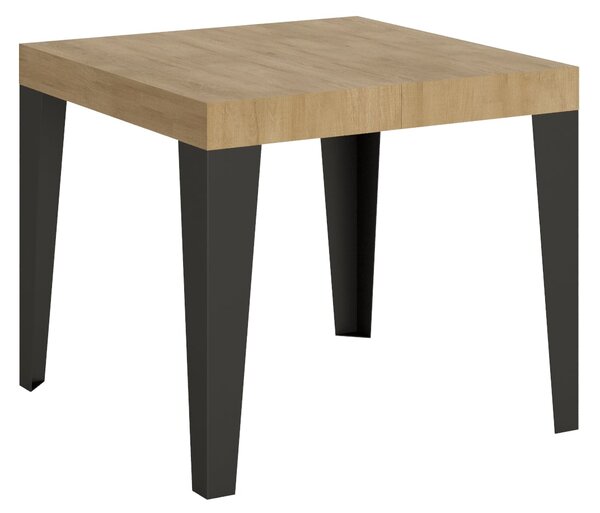 Tavolo Allungabile 90-246x90x77 cm Flame Quercia Naturale