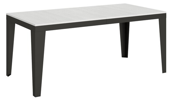 Tavolo Allungabile 180-284x90x80 cm Flame Evolution Bianco Frassino