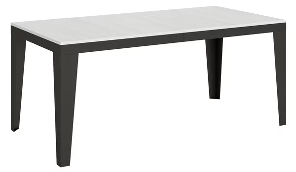 Tavolo Allungabile 180-284x90x80 cm Flame Evolution Bianco Frassino