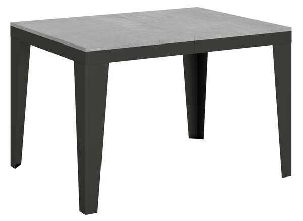 Tavolo Allungabile 120-224x90x80 cm Flame Evolution Cemento