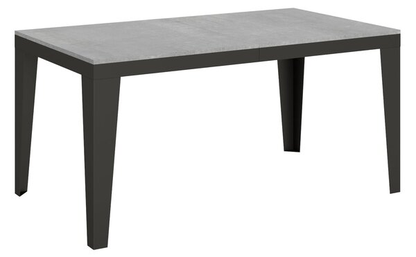 Tavolo Allungabile 160-264x90x80 cm Flame Evolution Cemento