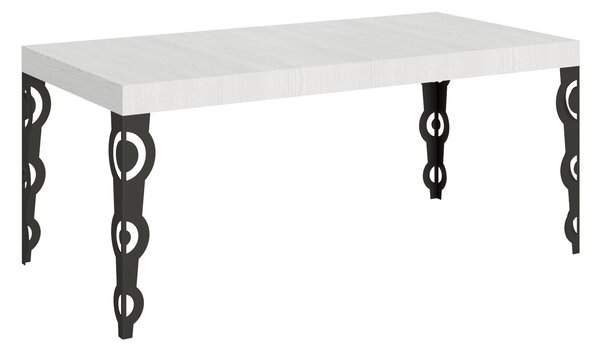 Tavolo Allungabile 180-284x90x77 cm Karamay Bianco Frassino