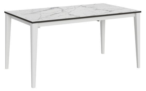 Tavolo Allungabile 160/210/260x90x76,6 cm Kaneva Marmo Calacatta