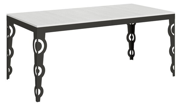 Tavolo Allungabile 180-284x90x80 cm Karamay Evolution Bianco Frassino
