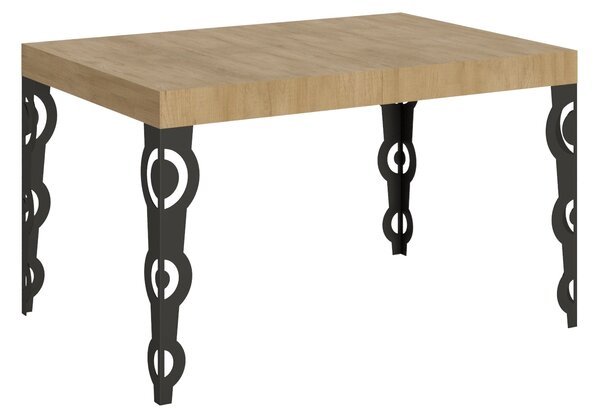 Tavolo Allungabile 140-244x80x77 cm Karamay Quercia Natura