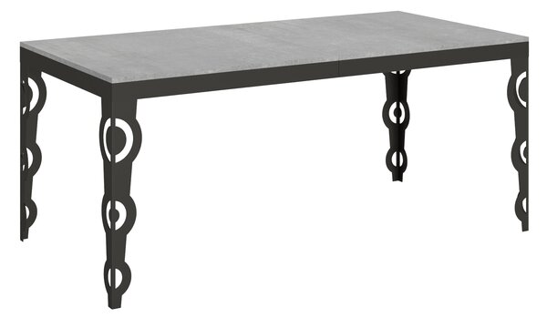 Tavolo Allungabile 180-284x90x80 cm Karamay Evolution Cemento