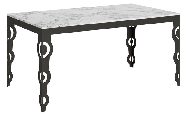 Tavolo Allungabile 160-264x90x80 cm Karamay Evolution Marmo