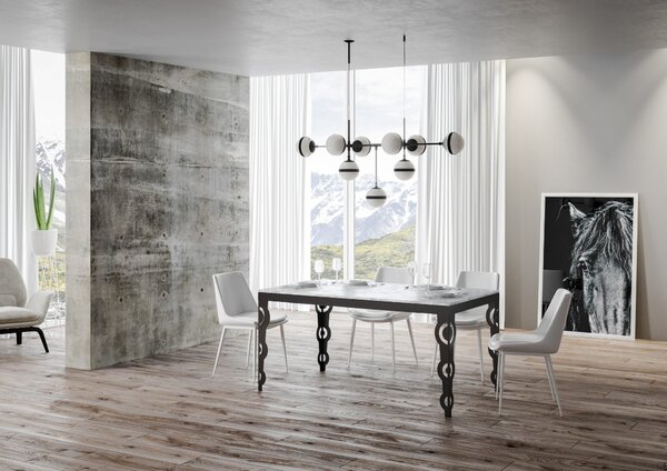 Tavolo Allungabile 160-264x90x80 cm Karamay Evolution Marmo