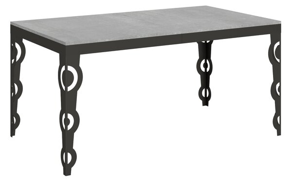Tavolo Allungabile 160-264x90x80 cm Karamay Evolution Cemento