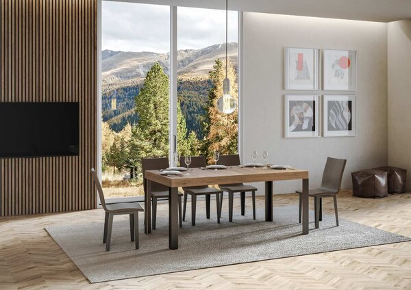 Tavolo 160x90x77 cm Tavolo Linea Fix Quercia Naturale