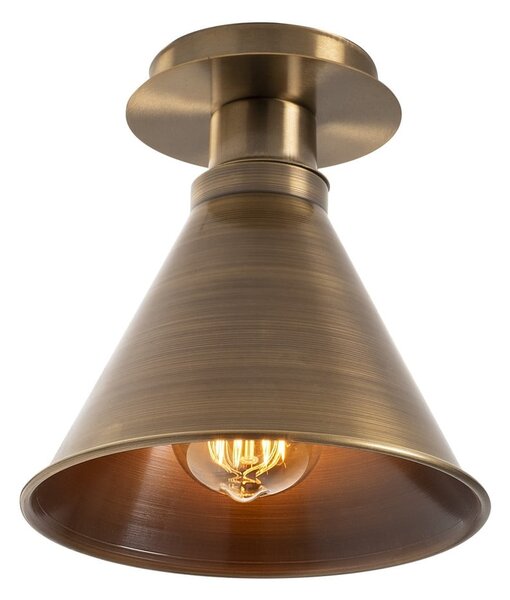 Plafoniera color bronzo con paralume in metallo ø 20 cm Tramino – Opviq lights