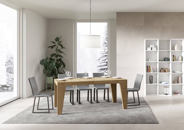 Tavolo Allungabile 160/264x90x77 cm Naxy Premium Quercia Natura