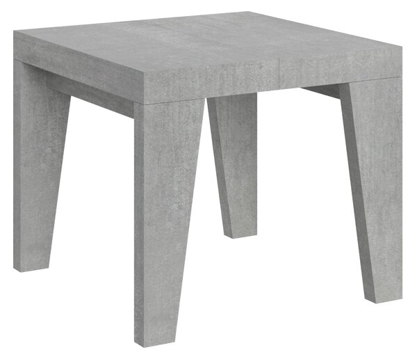 Tavolo Allungabile 90-246x90x77 cm Naxy Cemento