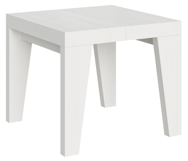 Tavolo Allungabile 90-246x90x77 cm Naxy Bianco Frassino