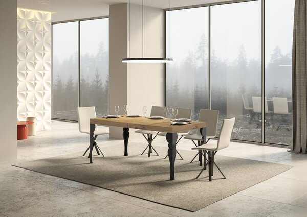 Tavolo Allungabile 160-244x80x77 cm Paxon Quercia Natura