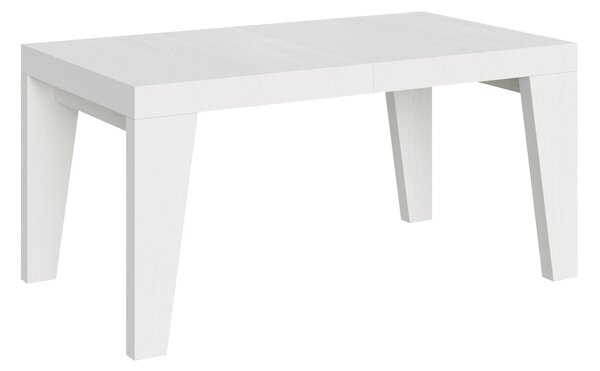 Tavolo Allungabile 160-264x90x77 cm Naxy Bianco Frassino