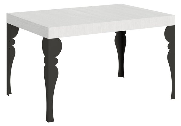 Tavolo Allungabile 140-224x80x77 cm Paxon Bianco Frassino