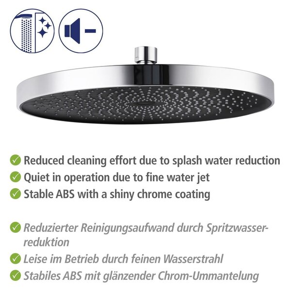 Set doccia in acciaio inox argento lucido 120 cm Soft Water - Wenko
