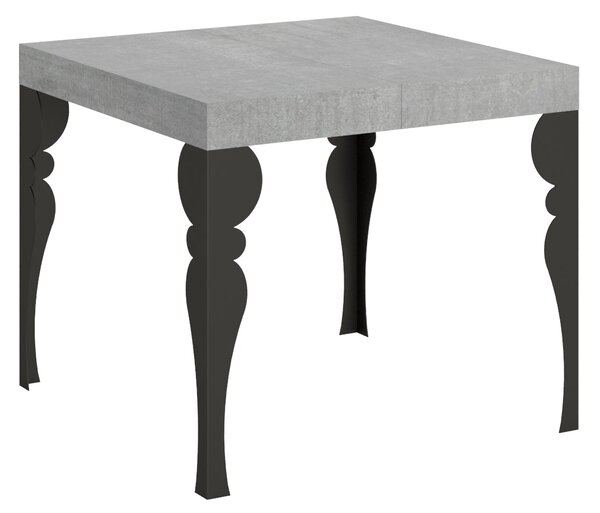 Tavolo Allungabile 90-246x90x77 cm Paxon Cemento