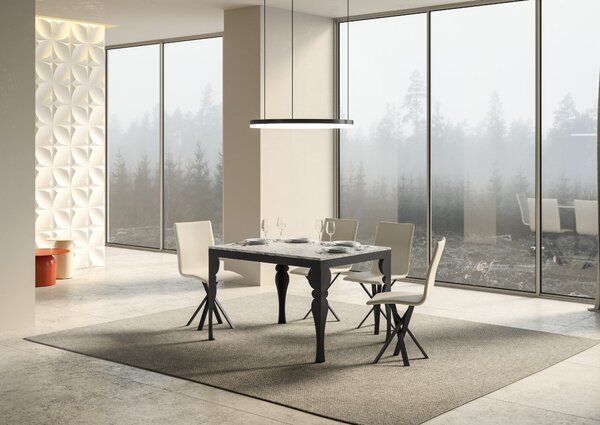 Tavolo Allungabile 120-224x90x80 cm Paxon Evolution Marmo