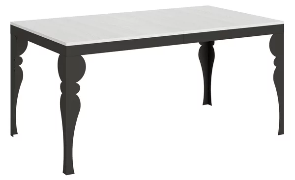 Tavolo Allungabile 160-264x90x80 cm Paxon Evolution Bianco Frassino