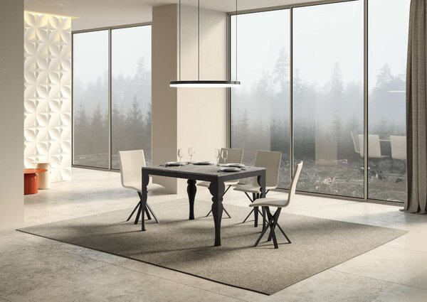 Tavolo Allungabile 120-224x90x80 cm Paxon Evolution Cemento