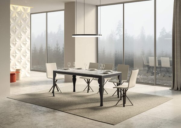 Tavolo Allungabile 160-264x90x80 cm Paxon Evolution Marmo