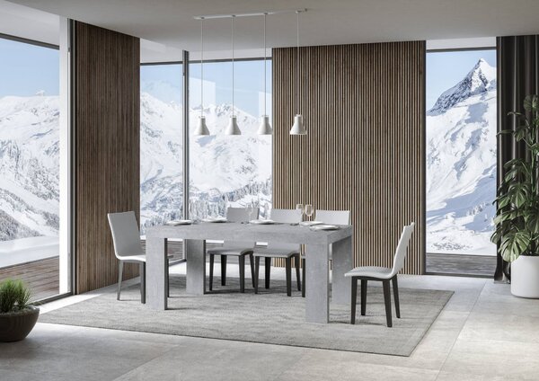 Tavolo Allungabile 160/264x90x77 cm Roxell Premium Cemento