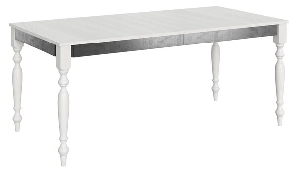 Tavolo Allungabile 180-284x90x80 cm Romagna Iron Bianco Frassino
