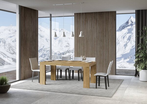 Tavolo Allungabile 200/304x90x77 cm Roxell Quercia Natura
